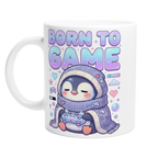 Born to Game Penguin | 11oz Ceramic Mug