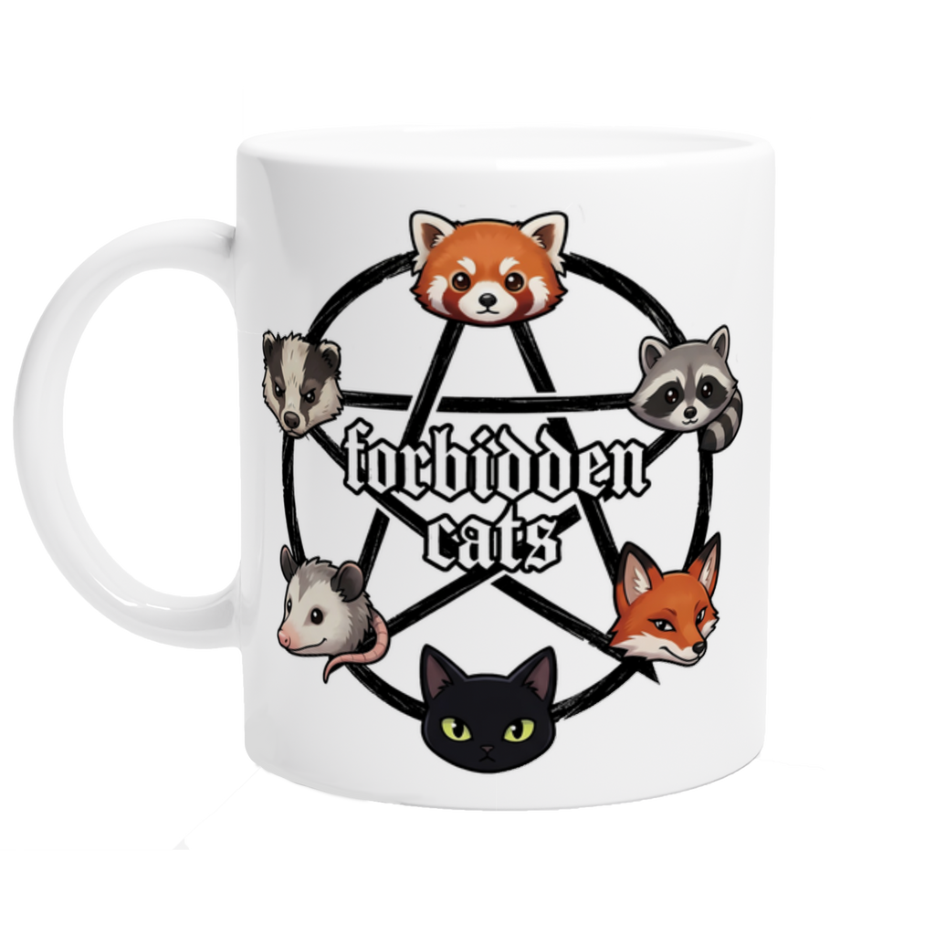 Forbidden Cats ☕🐾 | 11oz Ceramic Mug