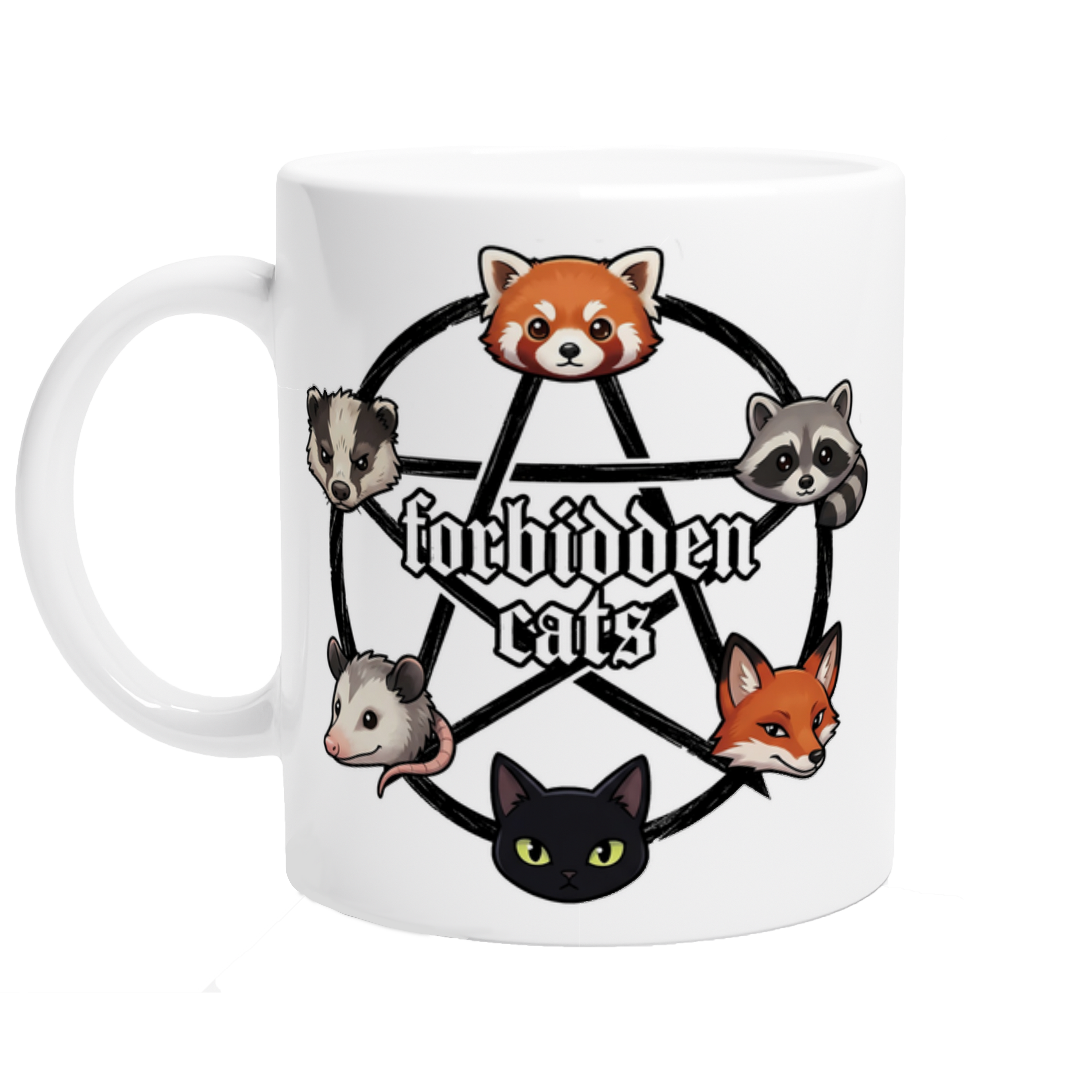 Forbidden Cats ☕🐾 | 11oz Ceramic Mug