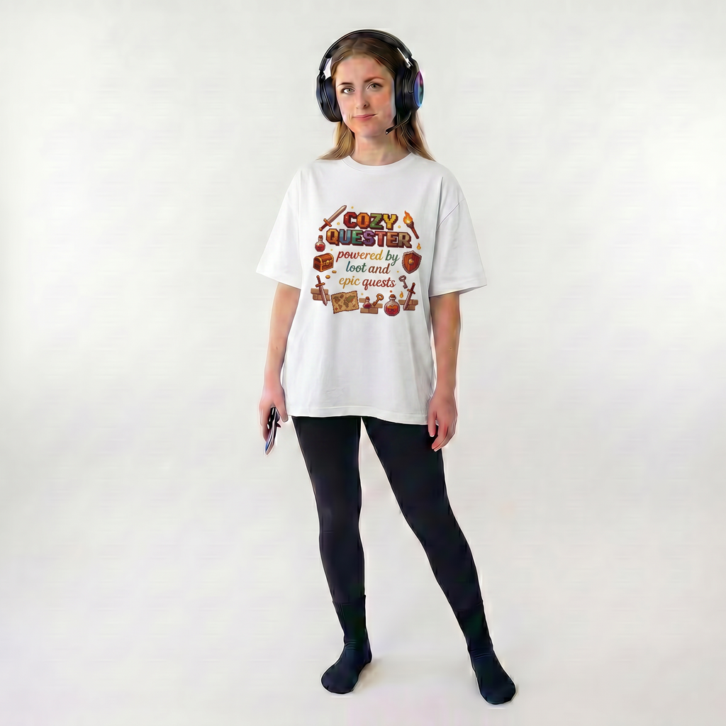 Cozy Quester - Cozy Box Fit T-Shirt ⚔️