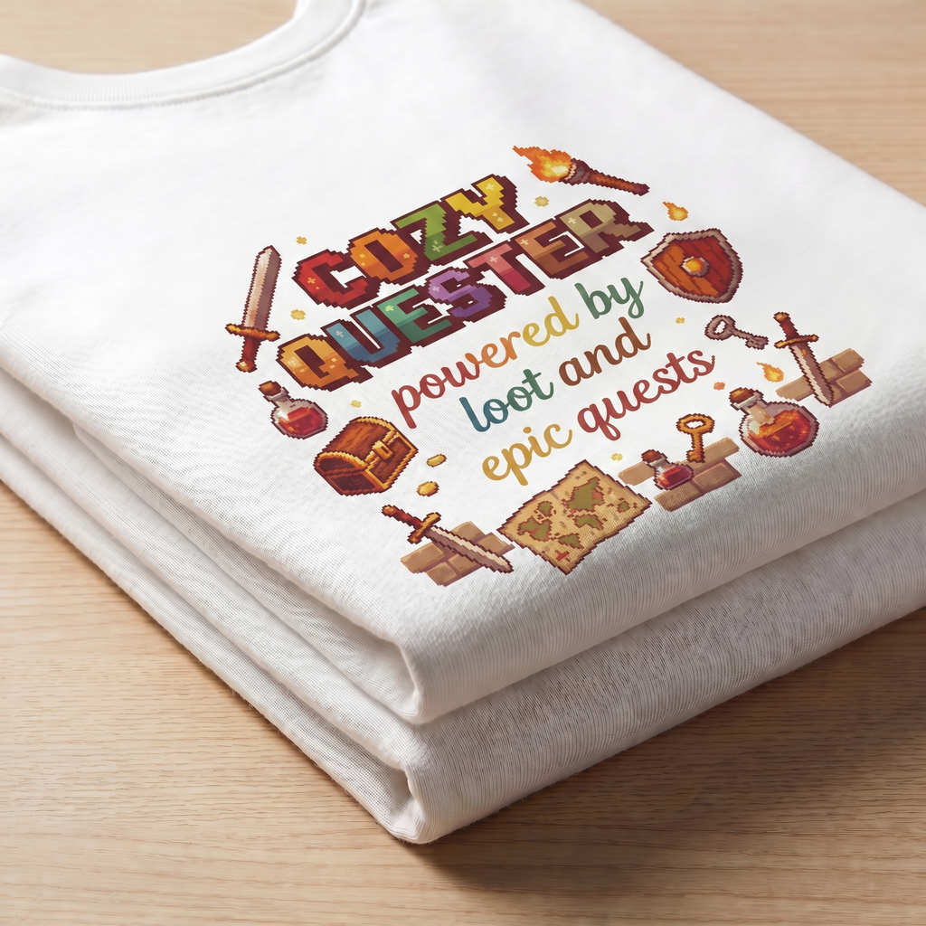 Cozy Quester - Cozy Box Fit T-Shirt ⚔️