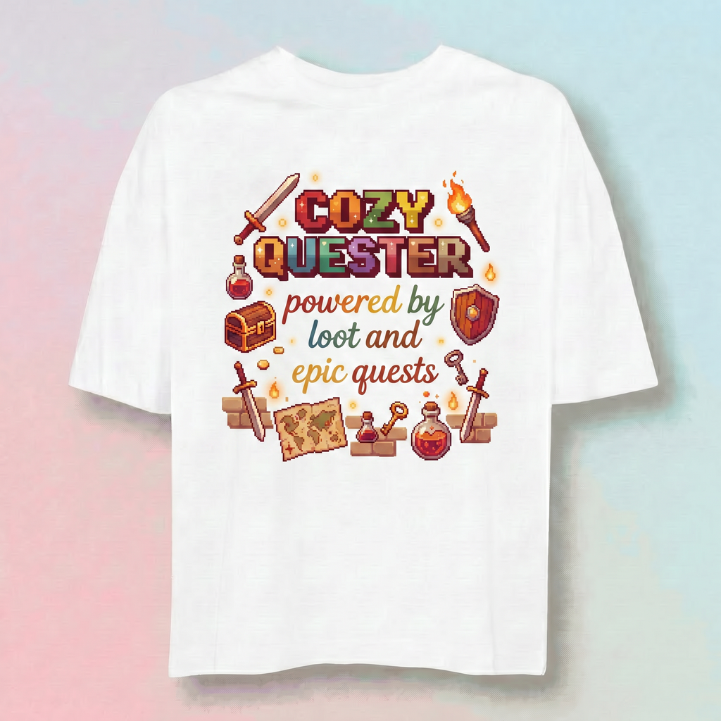 Cozy Quester - Cozy Box Fit T-Shirt ⚔️