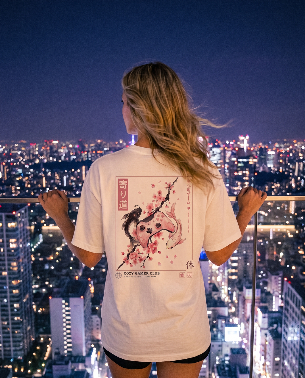 Koi Sakura Gaming T-Shirt 🌸